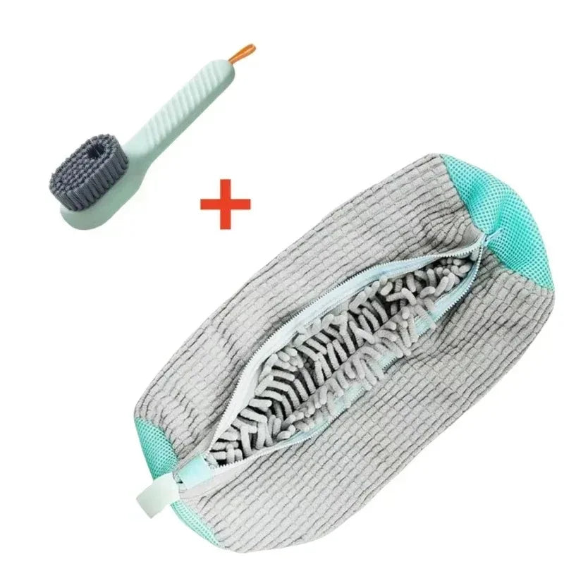 Shoe Washing Bag & Brush Set