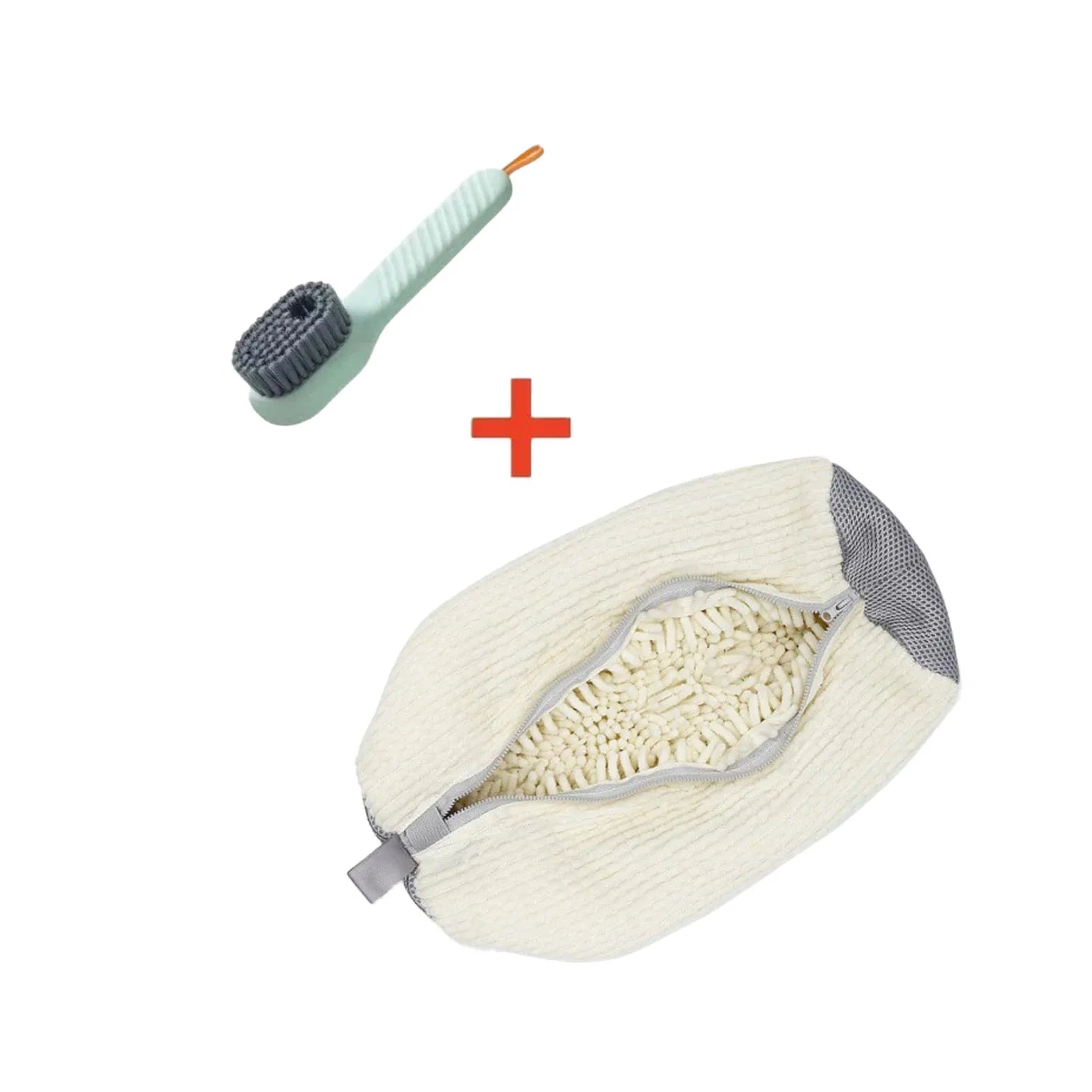 Shoe Washing Bag & Brush Set