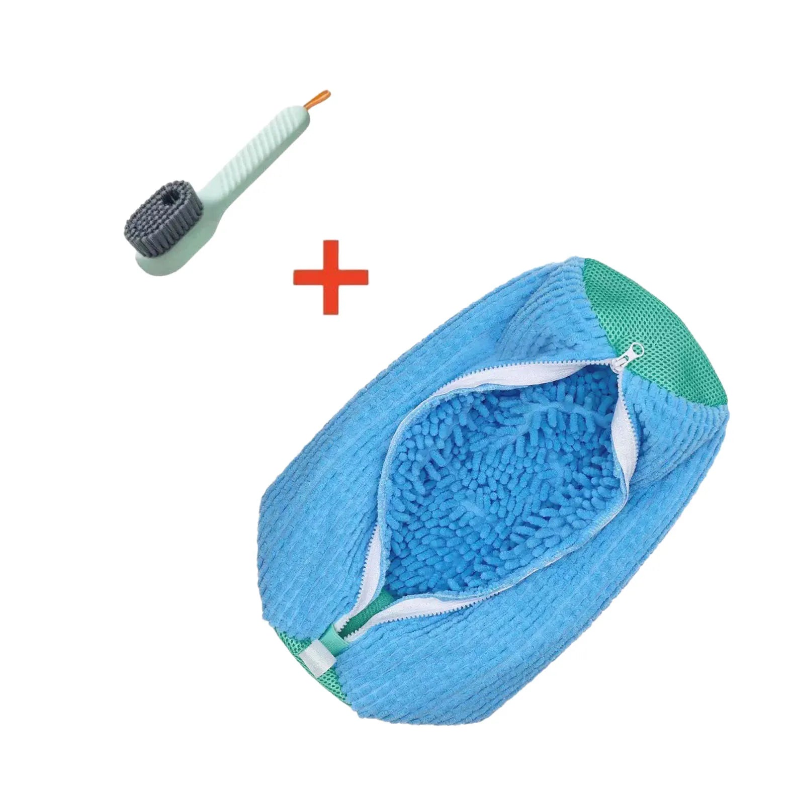 Shoe Washing Bag & Brush Set